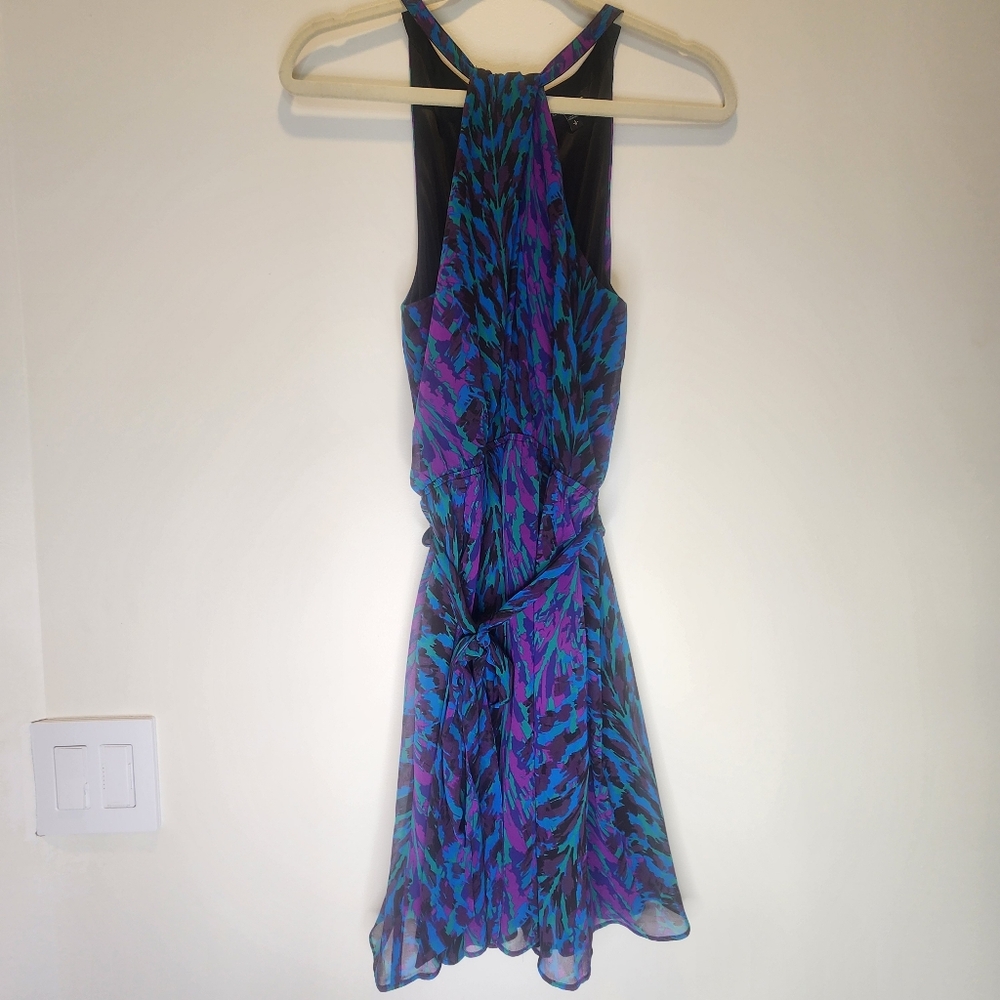 Express high neck keyhole dress.
